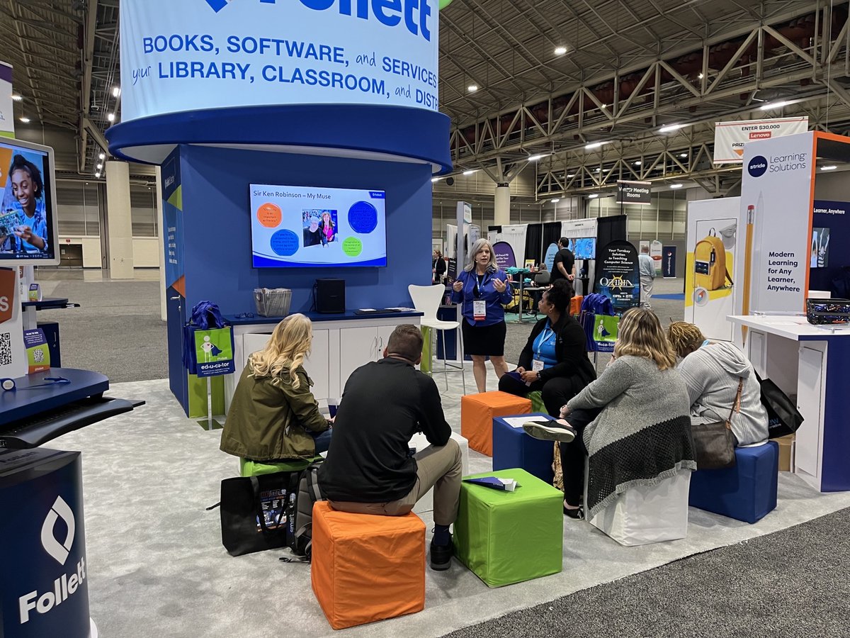 It has been nice seeing so many of you at #FETC 2023! If you haven’t had a chance to stop by there’s still time. We’re at booth 3343!

#TLChat #EdTech #Makerspace #FollettDestiny #FollettTitlewave #FollettClassroomLibraryManager