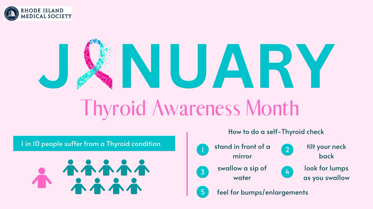 The thyroid gland provides vital hormones: helping us with our metabolism, growth and development of the human body. Since Thyroid conditions are very common, doing a self-Thyroid check can help detect any irregularities early on. #thyroidawareness
