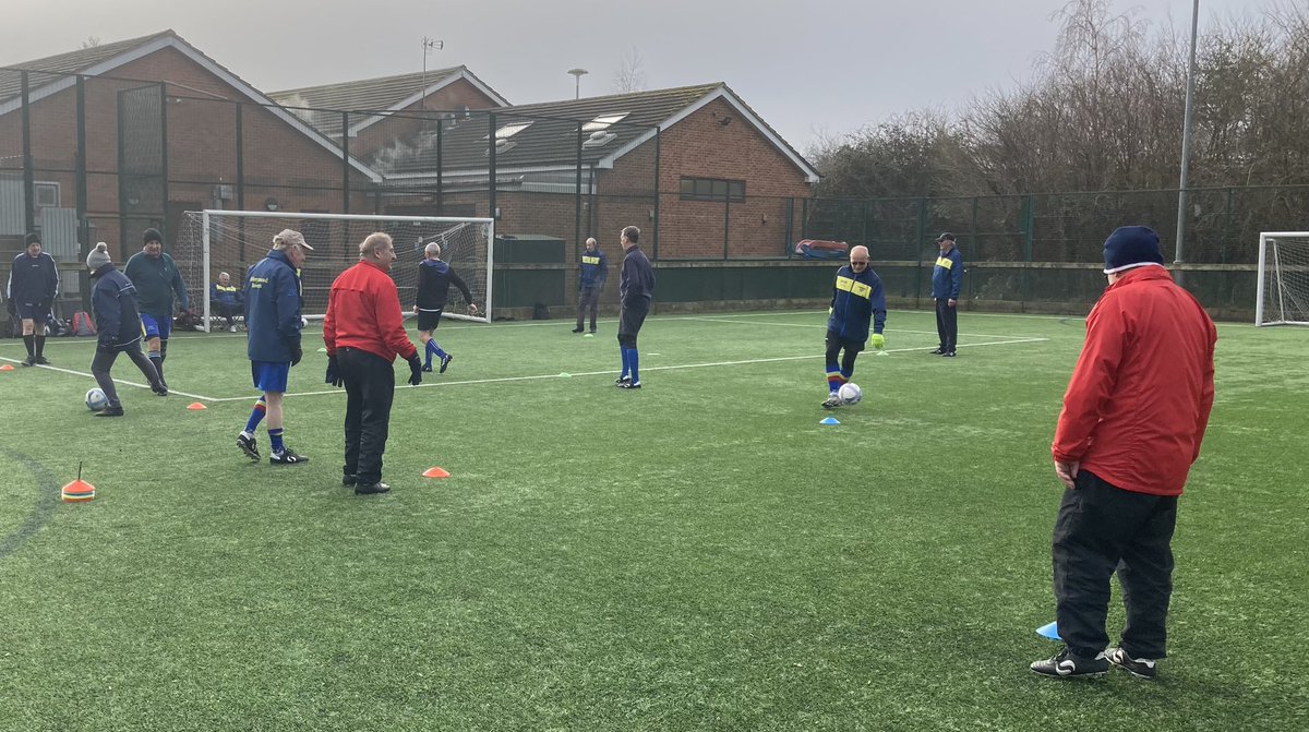 Stulangworthy's tweet photo. Another great Impairment and Rehab session @abbeymeadrovers on a cold, damp and miserable day. @thewfauk @BBCGlos @GlosFA @activeglos https://t.co/KTMneAl701