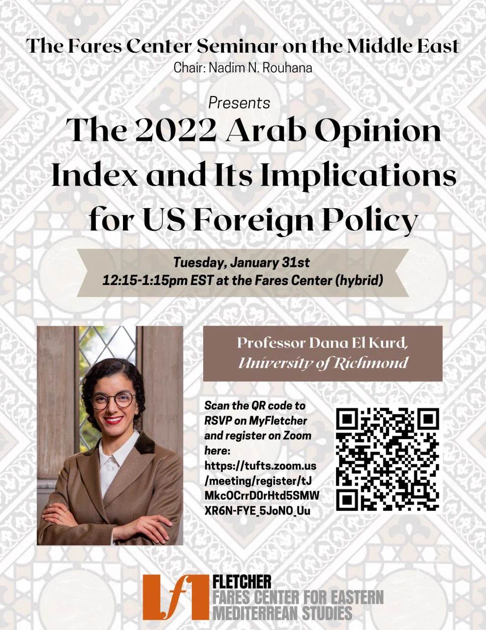 The Fares Center for Eastern Mediterranean Studies (@FaresCenter) on X