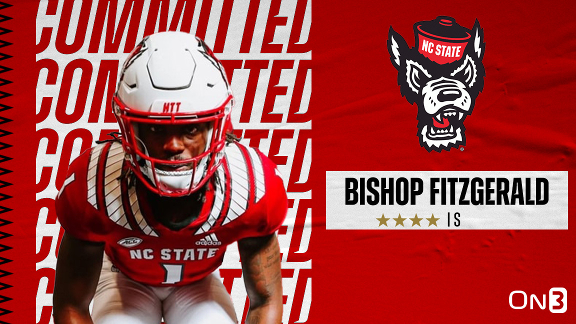 ethanmmcdowell's tweet photo. BREAKING: 4⭐️S Bishop Fitzgerald (@BalloutBishop) just committed to NC State!

The JUCO All-American is now the top-ranked recruit in the Pack's '23 class.

After picking off 6 passes in '22, Fitzgerald is taking his talents to Raleigh.

More here: https://t.co/2yU6Sr5CA4 https://t.co/skuMA1Qx7a