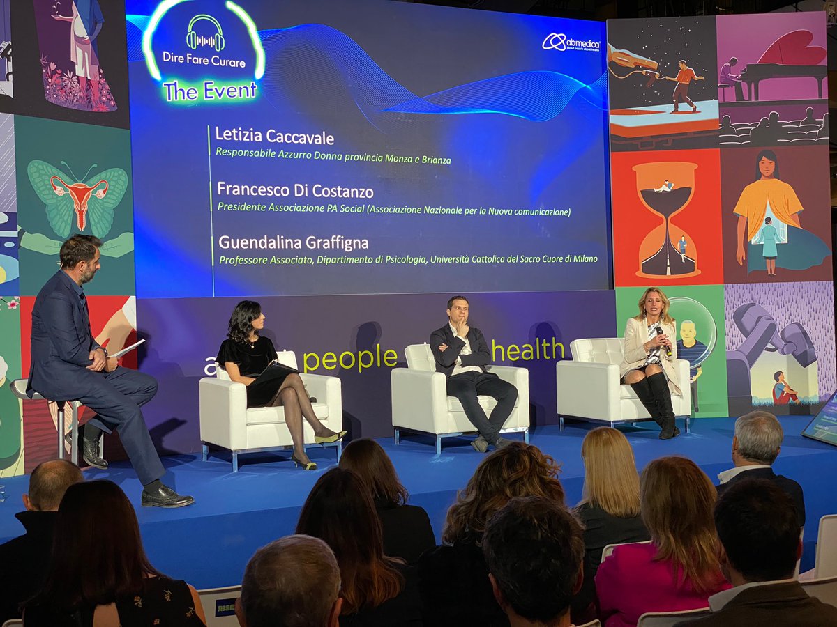 ab medica (@ab_medica) on Twitter photo “Il tempo investito nella relazione è tempo di cura”
Guendalina Graffigna, Professore Ordinario, Direttore Centro Engageminds Hub, Università Cattolica del Sacro Cuore di Cremona
<a href="/entropiapura/">guendalina graffigna</a> <a href="/engageminds_hub/">EngageMinds HUB</a>
#DireFareCurare #experienceofcare #abmedica “Il tempo investito nella relazione è tempo di cura”
Guendalina Graffigna, Professore Ordinario, Direttore Centro Engageminds Hub, Università Cattolica del Sacro Cuore di Cremona
<a href="/entropiapura/">guendalina graffigna</a> <a href="/engageminds_hub/">EngageMinds HUB</a>
#DireFareCurare #experienceofcare #abmedica