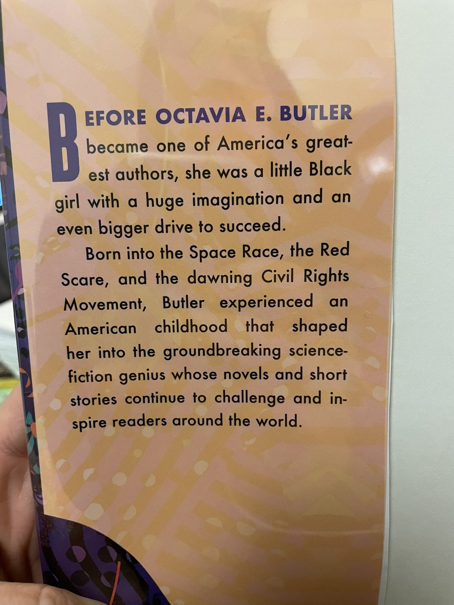 KatColeReads's tweet photo. Just finished watching Kindred on Hulu (never read it but intend to change that) and this book in our @NESlibrary collection is now speaking to me. Can’t wait to dive in and learn more about the life of Octavia Butler. 😍 #ReadingStack https://t.co/3Z2AaeB6Ew