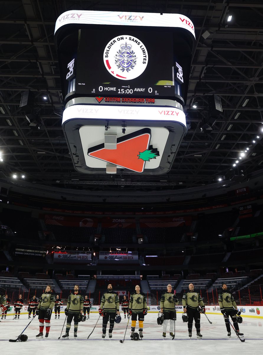 tonysunphoto's tweet photo. The #Ottawa #Senators Alumni hosted Solider On hockey camp in support of ill and injured #veterans at Canadian Tire Centre this week in https://t.co/aVI1qgIMyr was had by all in Wednesday's game. @ottawasenators @SunGarrioch @OttawaCitizen #ottsports #SoliderOn @CanadianForces https://t.co/UT5eqACiH4