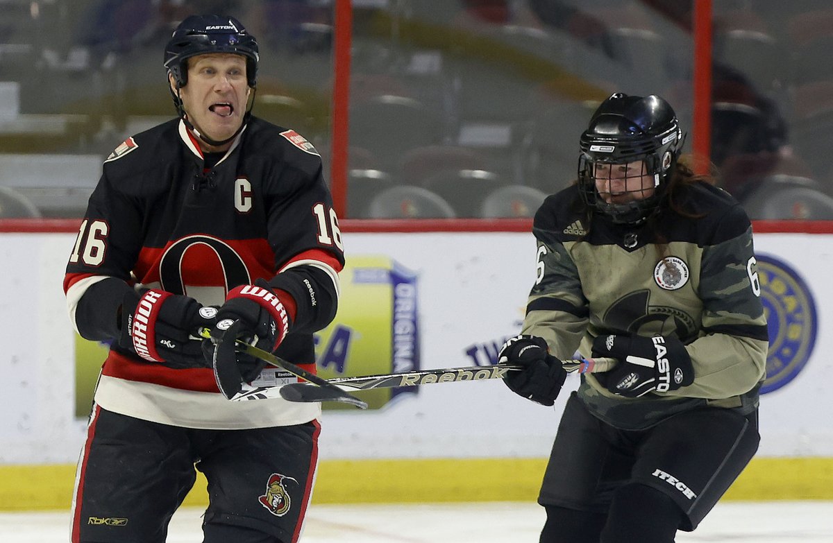 tonysunphoto's tweet photo. The #Ottawa #Senators Alumni hosted Solider On hockey camp in support of ill and injured #veterans at Canadian Tire Centre this week in https://t.co/aVI1qgIMyr was had by all in Wednesday's game. @ottawasenators @SunGarrioch @OttawaCitizen #ottsports #SoliderOn @CanadianForces https://t.co/UT5eqACiH4