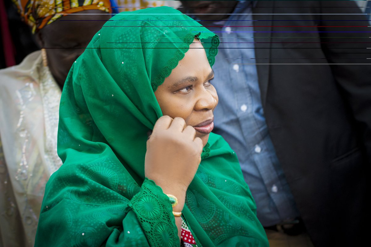 Gombe002's tweet photo. “To get back to my people, I would do anything humanly possible except that which is not beneficial to them. More importantly the young Girls whose future is determined by the quality of education and attention they received today”. Fati Atiku Abubakar Esq. Chairperson Waysa https://t.co/ZnqXkN88Ca