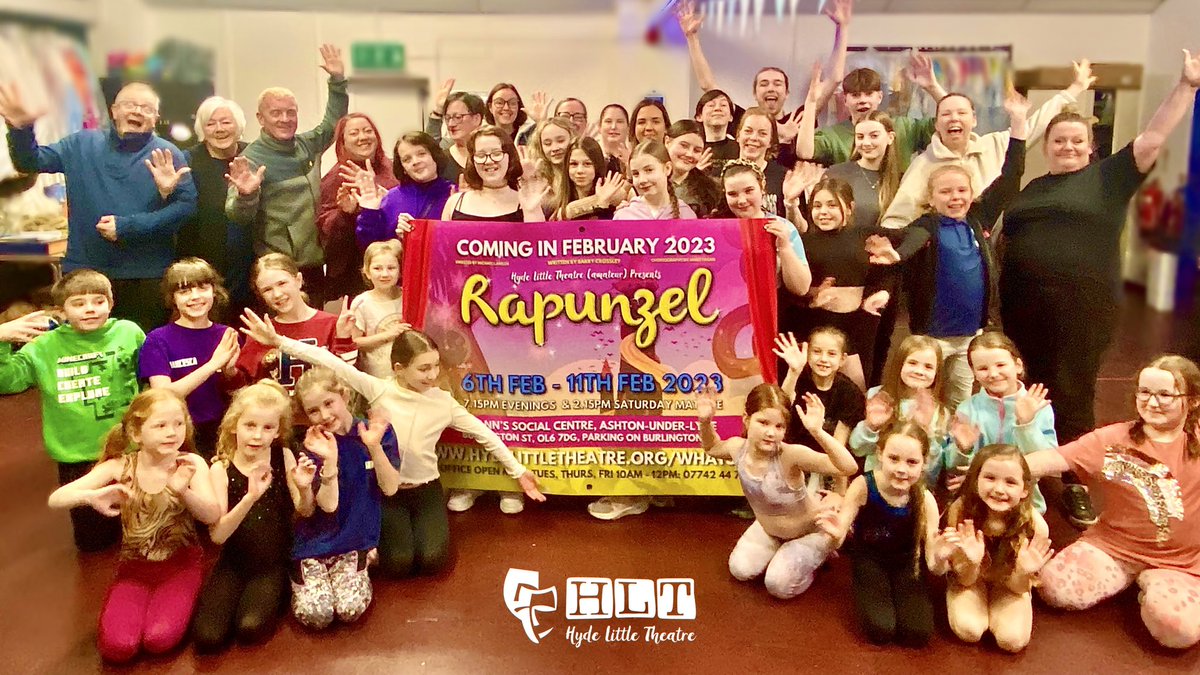 💛 IT’S NEARLY TIME FOR HLT PANTO 2023 💖 Have you got your tickets? 🎟️ Book now and join us on our fairytale adventure. It’s going to hair raising… Our cast have been working SUPER hard. Come and support them between 6-11 February 2023🤴👸🏼🧚‍♂️🐻🦹🏽‍♀️
To book: ticketsource.co.uk/hydelittlethea…