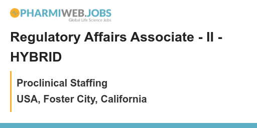 PharmaNewsUS's tweet photo. Regulatory Affairs Associate - II - HYBRID
https://t.co/672FP1kAIQ
- USA, Foster City, California
- Up to USD70033 per annum + Highly Competitive Salary
- Proclinical Staffing
#USPharma #USLifeScience #USBiotech #USClinicalResearch #PharmiWebUS https://t.co/nssAhRkbuv