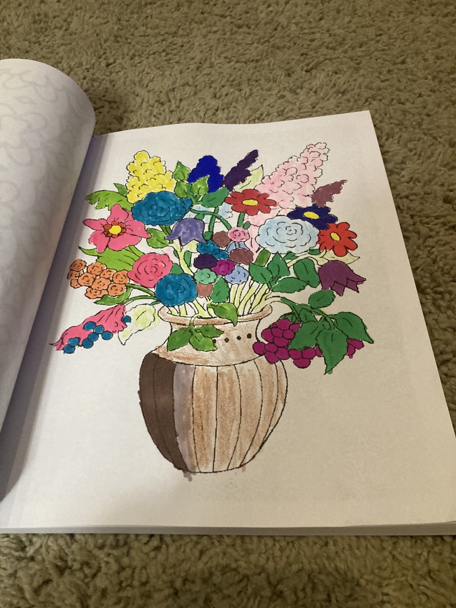 @EastersealsArc Relaxing in my bed and coloring.