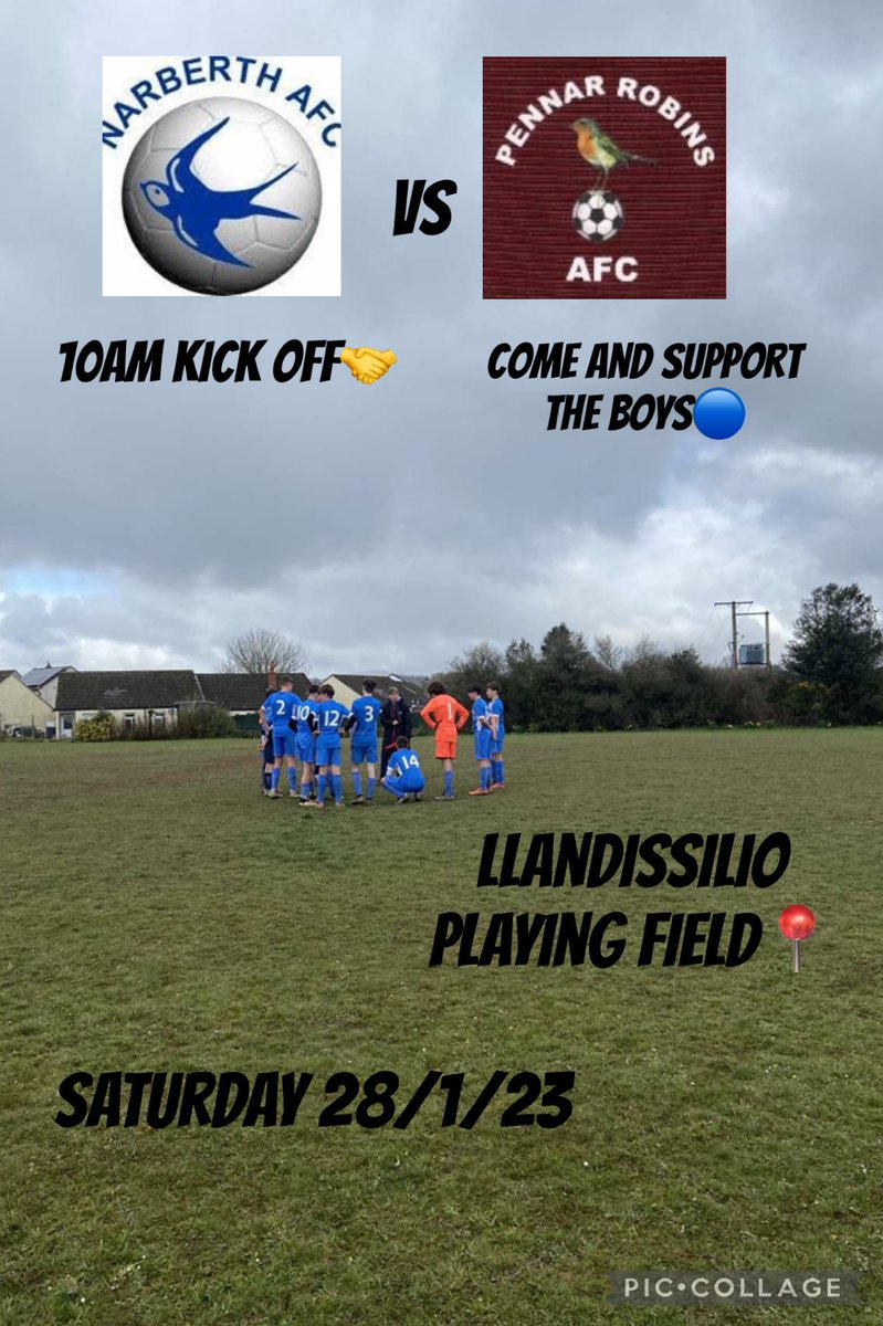 NarberthAfcU15's tweet photo. This Saturday We Welcome The Robins To Our Home Ground @PennarRobinsFC🤝

10Ko, Come And Support The Boys🔵

The Boys Can’t Wait To Be Back On The Pitch After A Long 2 Months Without A Game!🔵

All The Best To The Firsts This Week! @AfcNarberth👊

#uppanarb #narb #nicetobeback https://t.co/RPCcYCflZc