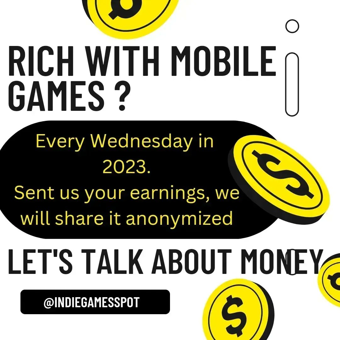 How much Money you can earn with Games as #indiedev ? Share your experience.

#earnmoney #revenue #money #motivation #inspiration #indiegames #mobilegames #mobiledev #unity #libgdx #MobileGame #indiegame #indiedeveloper #developer #share #apps #games #rich #indielife #IndieDevs