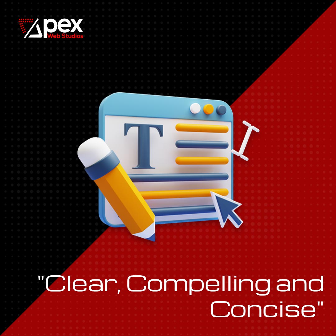 ApexWebStudios's tweet image. &quot;Clear, Compelling, and Concise.&quot; Is the ultimate Content Writing Mantra at Apex Web Studios.
Let&apos;s get in touch!
#contentwriting #contentmarketing #ContentKing #stockmarketcrash #BellLetsTalk #bellletstalkday #mentalhealth
