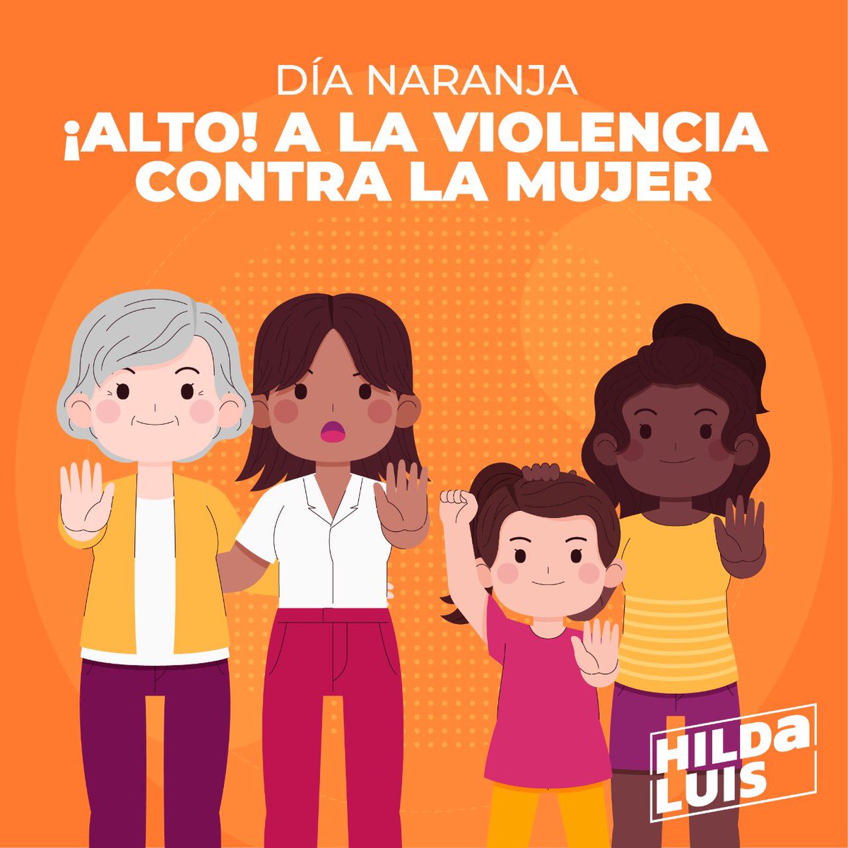 El 25 de cada mes se conmemora el #DíaNaranja
El objetivo es generar conciencia para prevenir y erradicar  las múltiples formas de violencia contra las #niñas, #adolescentes y #mujeres.