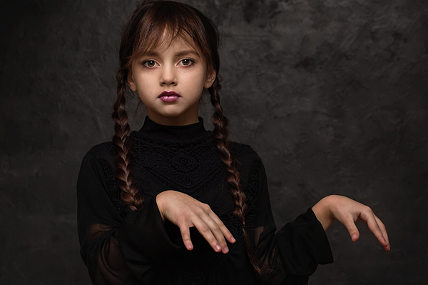 New artwork for sale! - "An ominous dancing girl with pigtails" - fineartamerica.com/featured/an-om… @fineartamerica