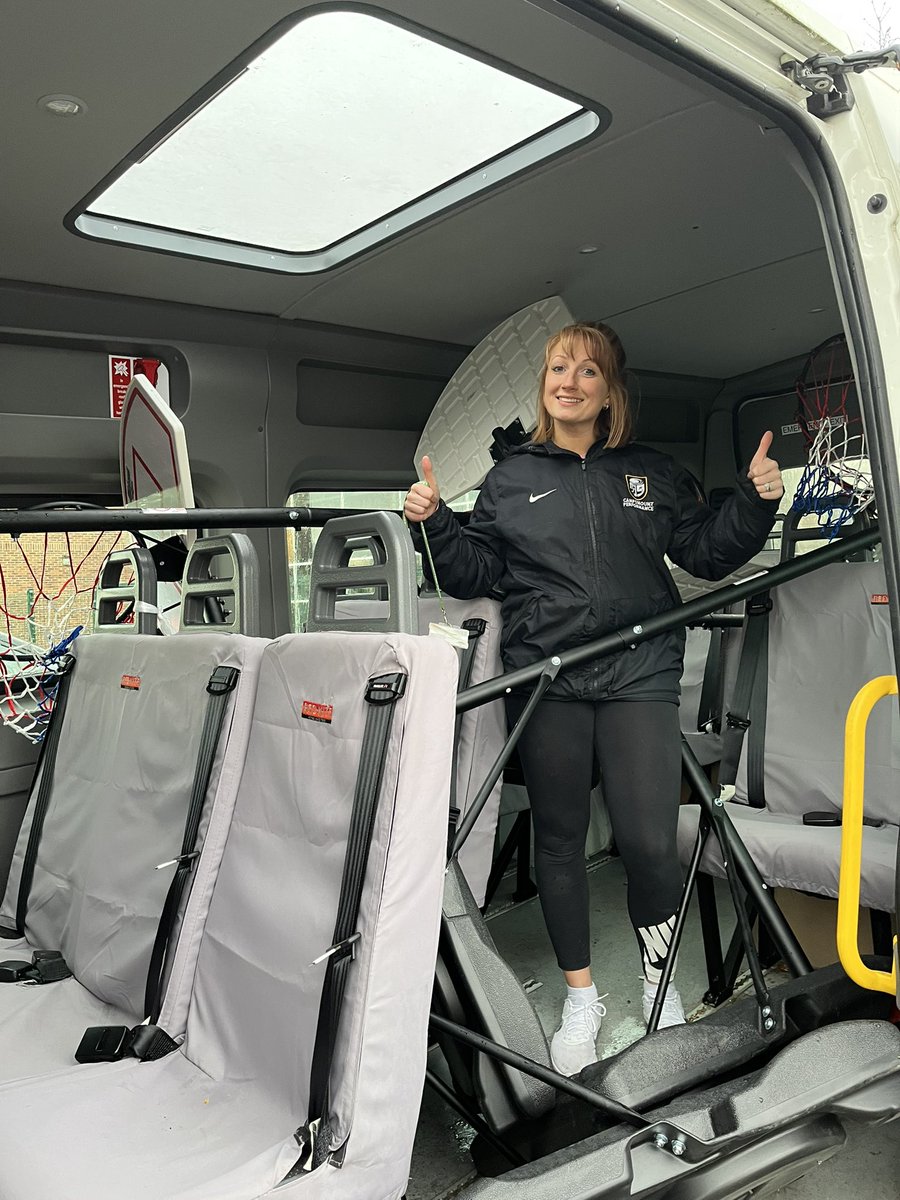 CampsmountAcad's tweet photo. How many basketball nets can you fit in a minibus? The answer…6! All dropped off safe & sound for playground sport at @SpaAcadAskern & @LittlemoorAcad #funding #makingsportaccessible #activityforall @LegerEdTrust https://t.co/4HODPyh4Wr