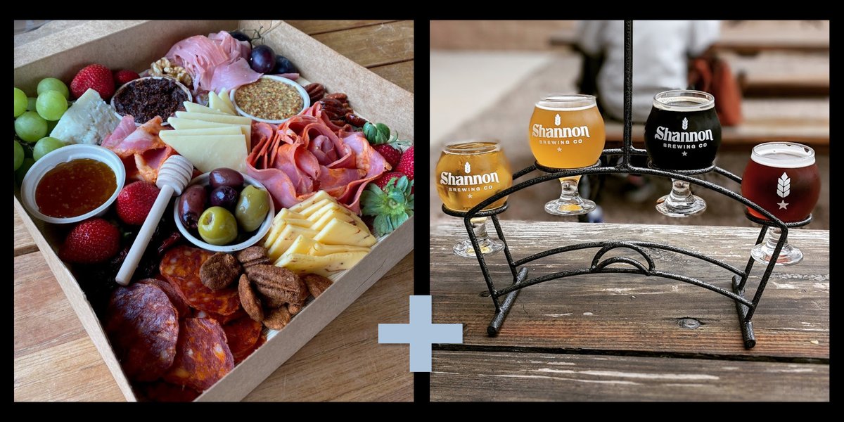 Valentine's Day Charcuterie Board, Cheesecake, &amp; Beer Pairing at Shannon Brewing Company — Saturday, Feb 11. Pairing includes a flight of Shannon beers, charcuterie board for two and four mini cheesecakes from Craft &amp; Vine. All for just $50 per couple!
eventbrite.com/e/shannons-val…