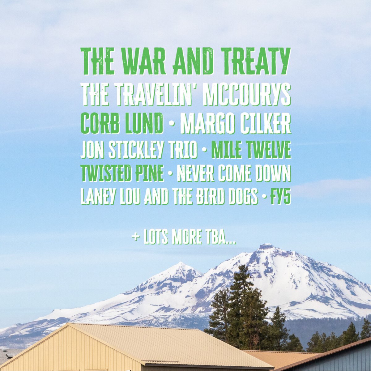 Join us for @bigponderoo on June 24 &amp; 25th! We're proud to host one of the stages for this first-time music festival presented by @sistersfolkfestival, which will bring Americana and Bluegrass artists from around the country to perform on our production brewery lawn and the newly