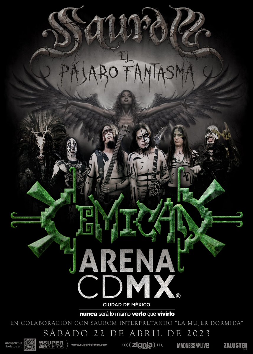 SauromOficial's tweet photo. ❤️‍🔥Los grandes @CEMICANband estarán en la @ArenaCdMexico con nosotros el próximo sábado 22 de abril interpretando "La Mujer Dormida". Pronto más colaboraciones❤️‍🔥
��️Boletos: https://t.co/JrsQ2oUbtd
✨️Meet &amp; Greet y Acústico: https://t.co/KzWeKzKixh 
#saurom #ArenaCDMX https://t.co/3AfQ0dBNqK