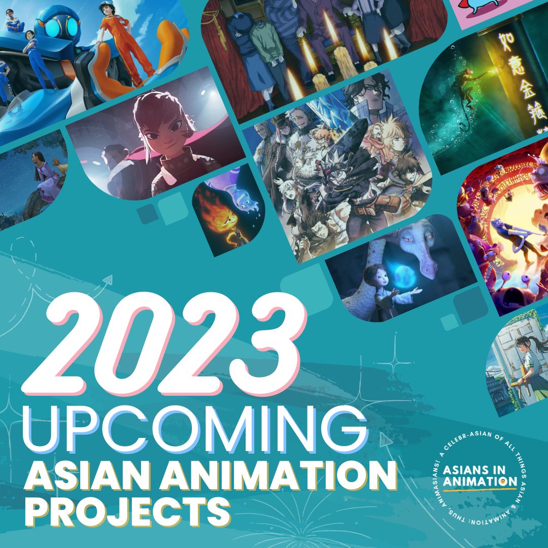 AnimAsians's tweet photo. Looking to support Asian animation? Check out the exciting lineup of upcoming releases this year, from Netflix’s Nimona to Pixar’s Elemental. We can’t wait to see these projects on the big screen!🪡

 #asiansinanimation #animasians #animation https://t.co/i1xoUAj8l4