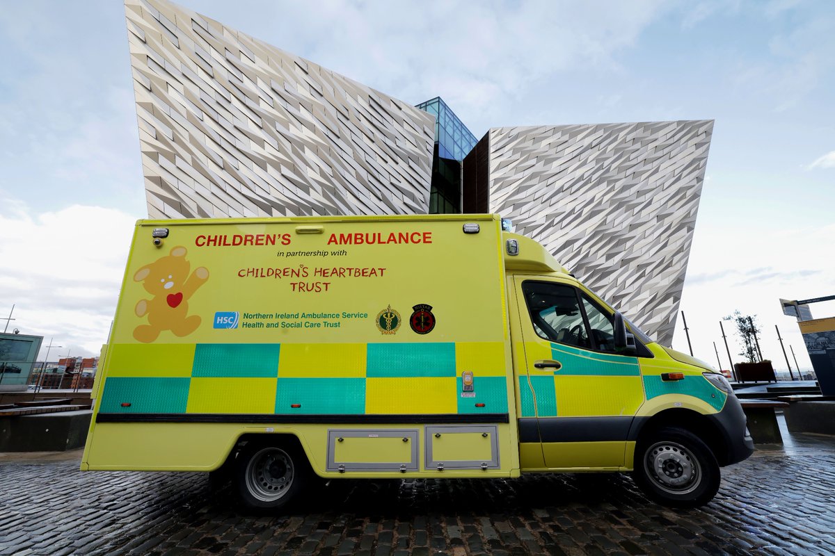 NISTAR_HSC's tweet photo. Northern Ireland’s first Children’s Ambulance launched today with @Chldns_Hrtbeat and @NIAS999  for the benefit of our neonatal and paediatric patients and their families 

https://t.co/eaXqJfPwam https://t.co/b6fnudCj0S