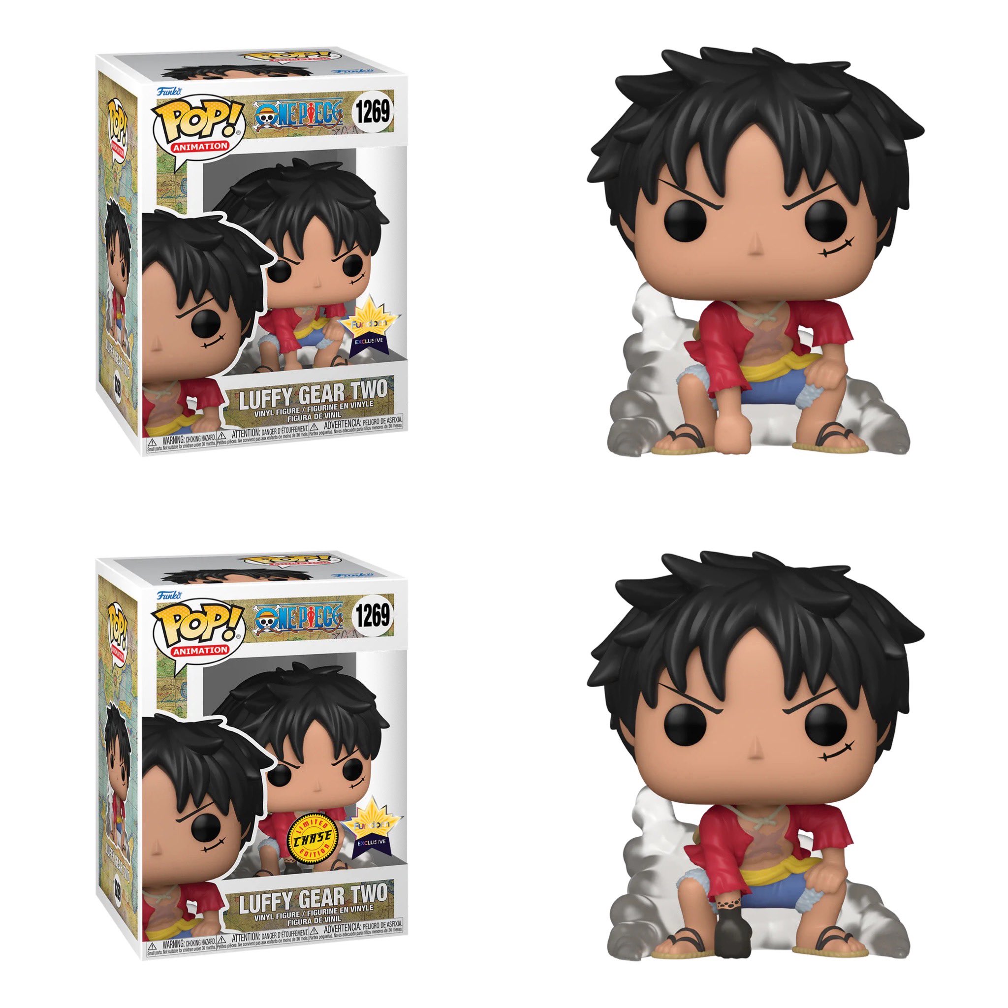 Funko Pop! Animation: One Piece - Monkey D. Luffy Gear Two Fundom Excl