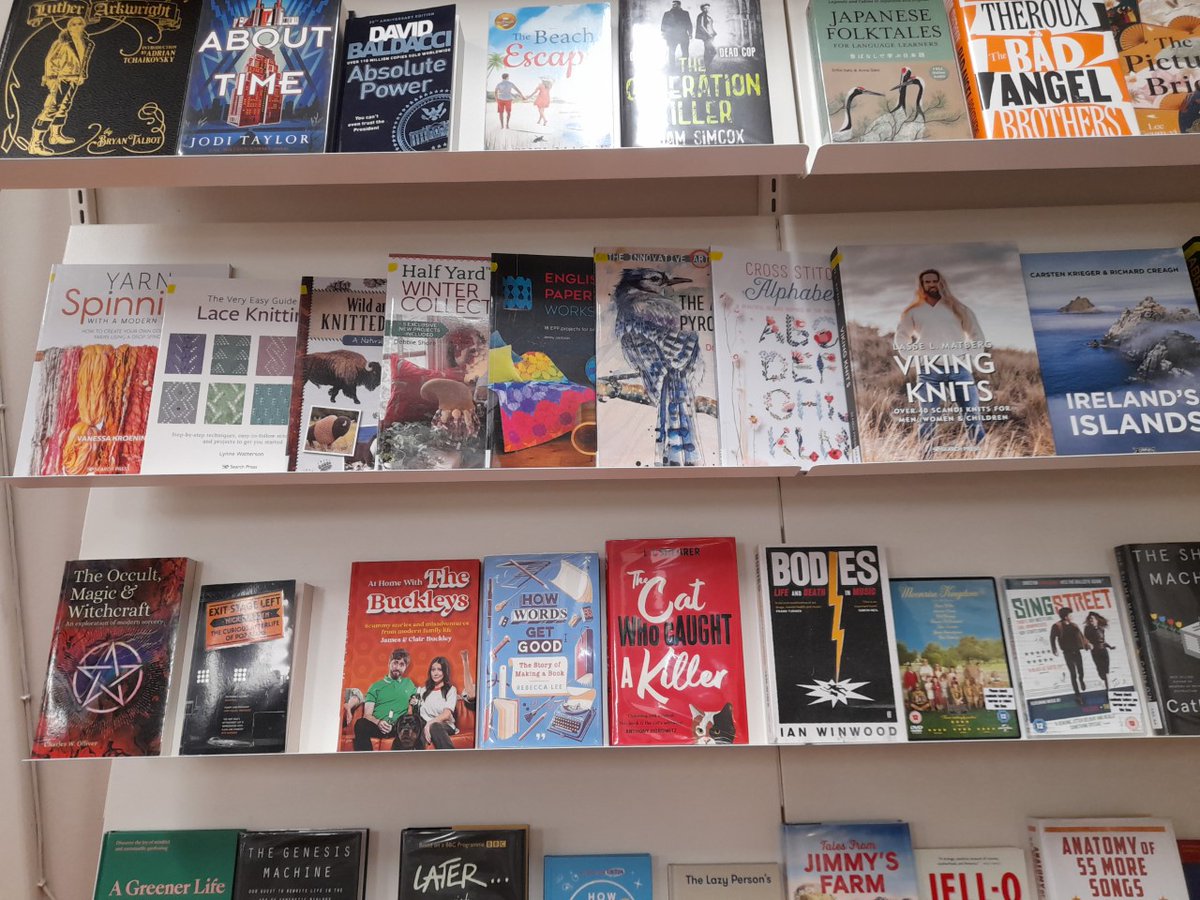 DLR_Libraries's tweet photo. New Year, new you, new hobby? We have a great selection of new books in '#DundrumLibrary Whether you want to try something different or have just decided to read more in 2023, come in and pick up one of our fantastic new additions. #ArtsAndCrafts #Knitting #Painting #CrossStitch https://t.co/Cmorgn5lyw