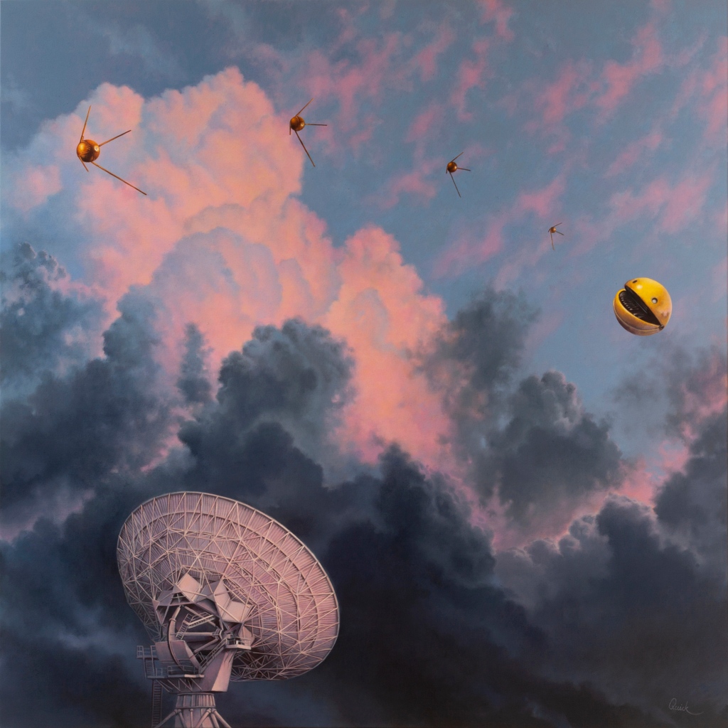 MatthewQuick's tweet image. While Pac Man obsessed with ghosts and power pellets, in real life the end of all things threatened to rain down from a network of killer satellites. With Perestroika came the New World Order. 

Now the old foes have re-emerged from their slumber. And so to the threat.