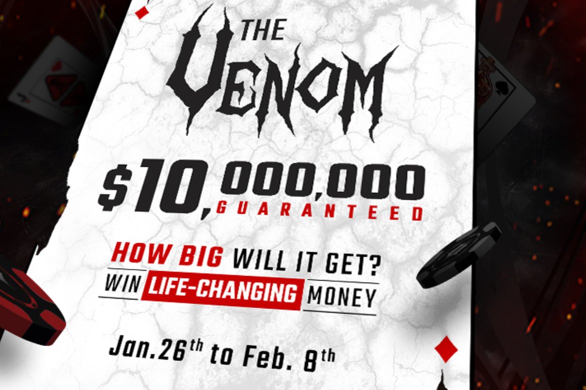 Atención! Sorteo! #acrgiveaway 🙀 
5 X $11 beast step tickets para el Venom de $10M GTD!! 
Venom info ➡️ bit.ly/3Dh0DyB

Como participar: 🥳
☑️Seguir @AcrLatam
☑️Seguir @APokerbr
☑️Me gusta + RT
☑️Comentar con el nick &amp; tag a 3 amigos de poker

🦅🦅🦅🦅🦅🦅🦅🦅🦅🦅🦅🦅