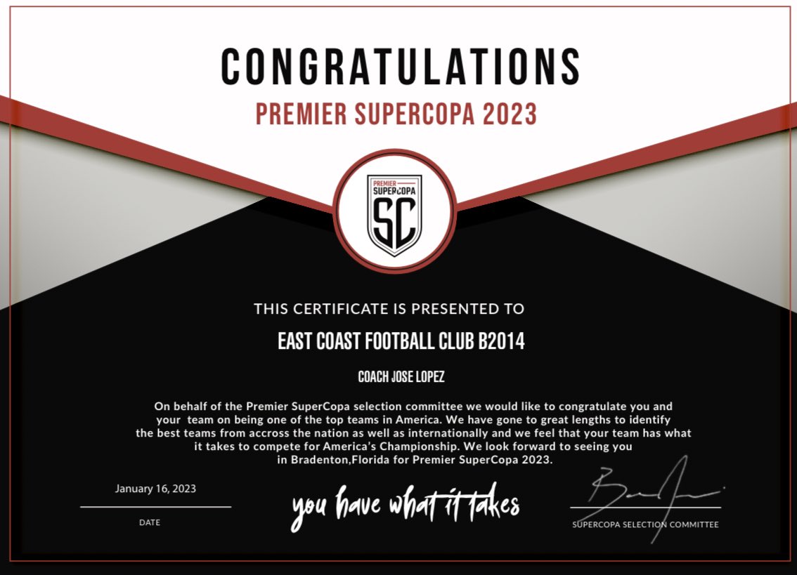johanjrssoccer's tweet photo. Huge shoutout to @profejoselopez for having both his 2011 and 2014 teams accepted to the prestigious Premier Supercopa down in Florida this June. 

Good Luck boys 👊🏻 https://t.co/i6uRZE9JIT