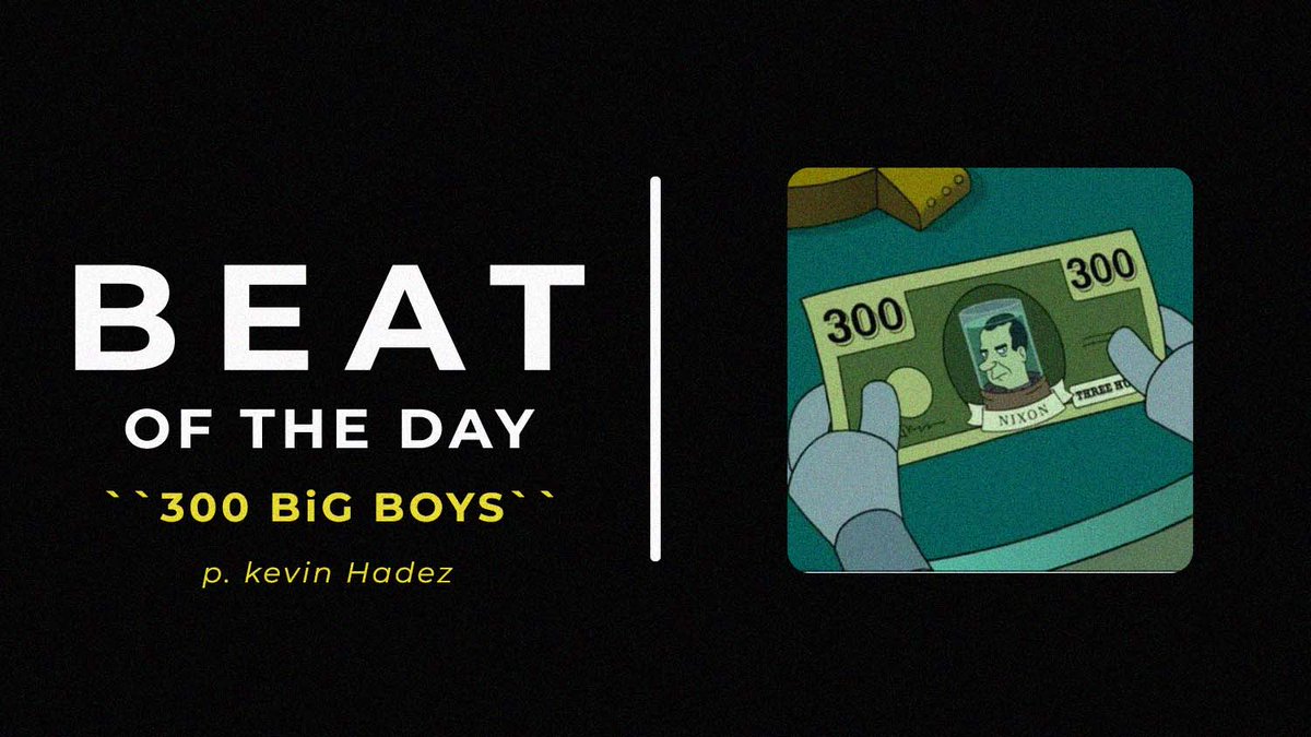 agtprp's tweet photo. 300 BiG BOYS💵 --- i hope you stacking.
stream/download --- https://t.co/SnBBt1DyWq
#NewWave #instrumental #artistsOfInstagram #hiphop #trapmusic #soundDesign #rap #AgitLab #artistsoftwitter #futurama #Bender
#url https://t.co/6uQhvFTcTI