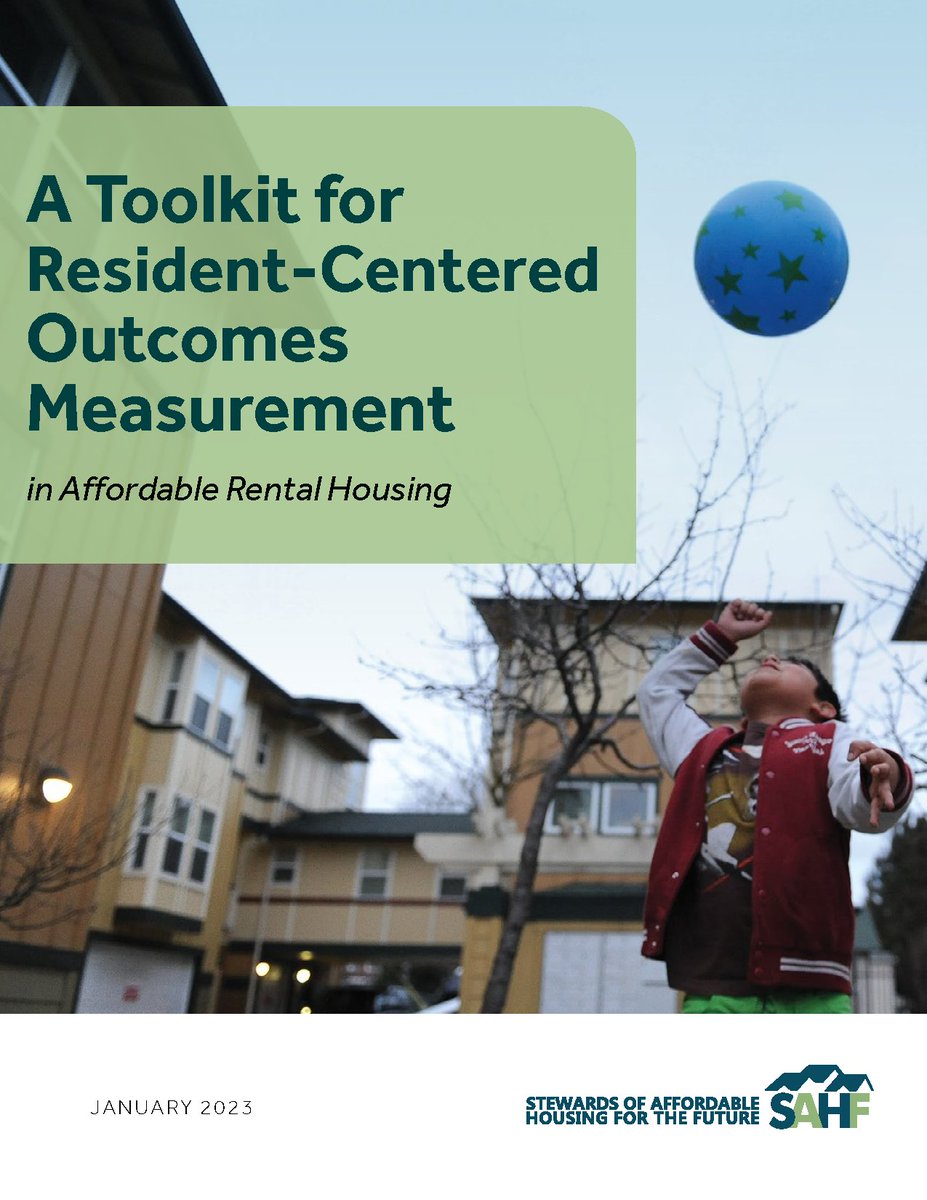 Check out SAHF’s new Toolkit for Resident-Centered Outcomes Measurement, created with the support of Amazon’s Housing Equity Fund! It details how #affordablehousing providers can measure resident outcomes while centering equity and residents. ow.ly/au8T50MA6q3