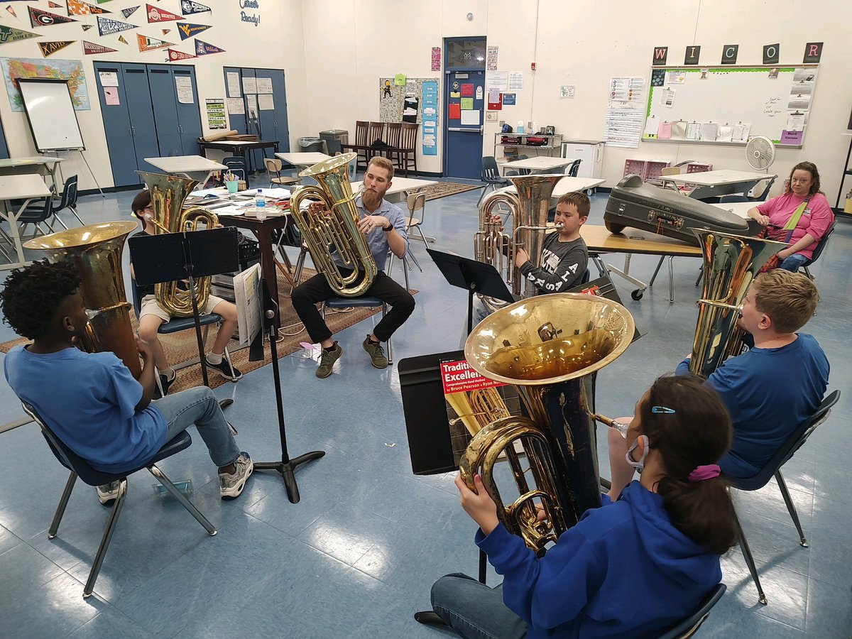 HCPSMarshallMS's tweet photo. Wow! Quite a turn out for the new band student clinician night. We have 238 students currently in band and we have a urgent need for instruments andor donations to purchase instruments. All donations are accepted and appreciated! #acceptmagnet #magnetworldtour @SDHCMagnet https://t.co/n2Yh8m8bKV