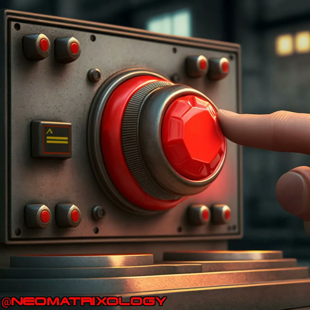 NeoMatrixology's tweet photo. Attempted to peacefully approach the only human detected. Who was this mysterious woman &amp; why live with exiled machines? Unfortunately her reaction was to immediately sound the alarm which initiated a lock down...
🚨🌋🔒
#Matrix #SearchForTheOracle #ExileIsland #AiA #MidJourney https://t.co/gxM5HH5FWu