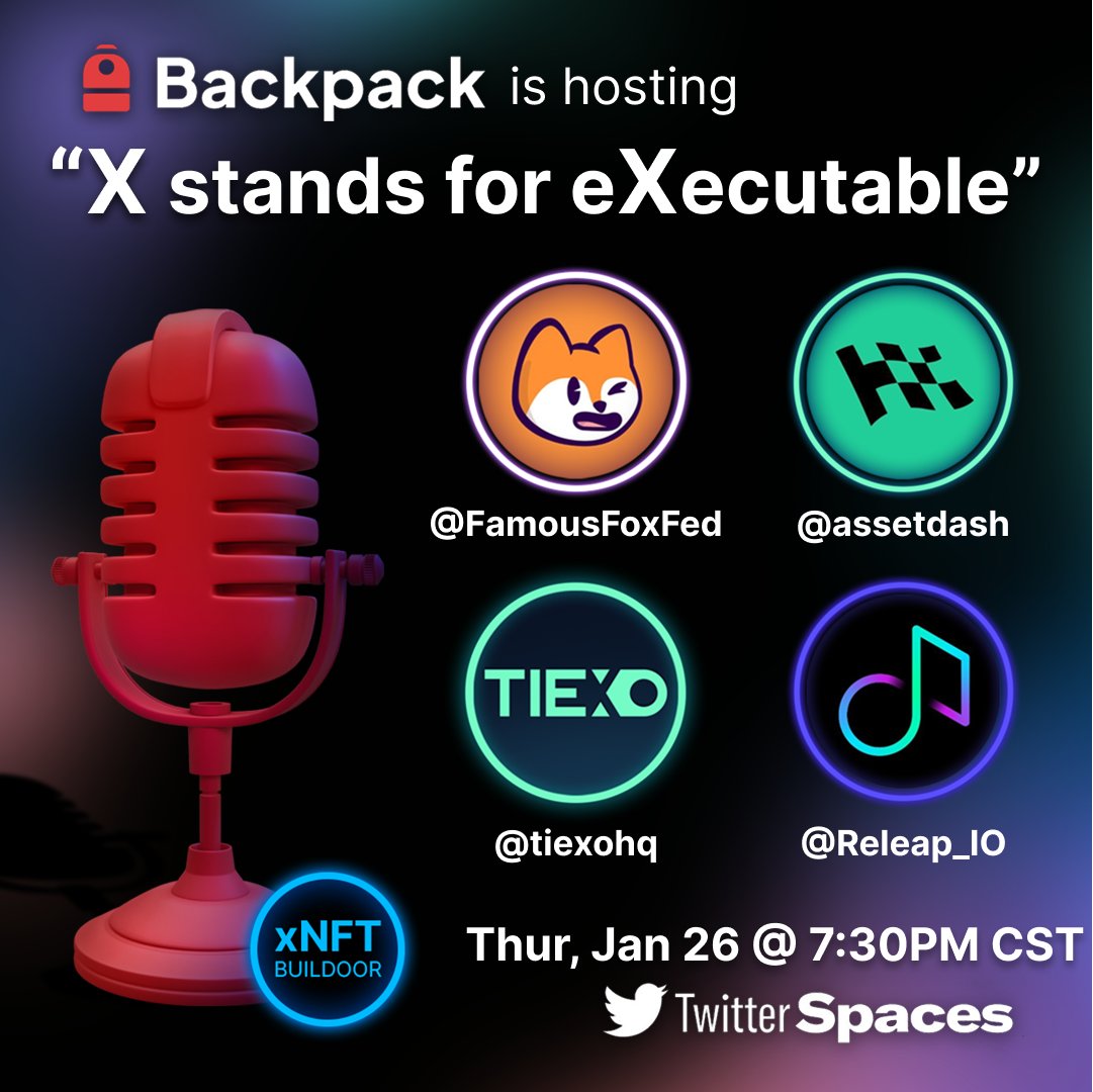 tiexohq's tweet photo. Buildoors gonna build 🎒

https://t.co/yRa3JB2DLE https://t.co/FcQXVI520O