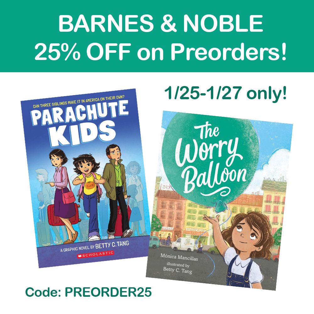 Two days only! 25% off on all #preorders <a href="/BNBuzz/">Barnes & Noble</a>! Use code PREORDER25. Why preorder? Preorders not only show your support for your fav authors and/or illustrators but also signal B&amp;N that there’s a demand and encourage them to stock physical books in stores.