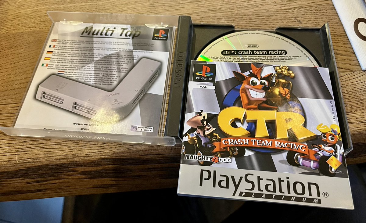 I went back to the retro game shop and this happened 😏😆🏁 #CTR #CrashTeamRacing #PS1