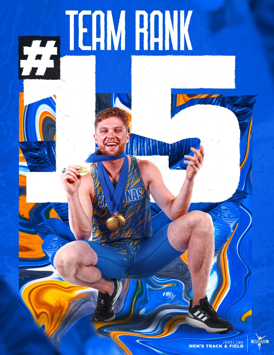 JavelinaTFXC's tweet photo. The Men's Track and Field team checks in at No. 15 on the USTFCCCA National Rating Index! 

#JALISCO x #LosHogs 🐗 https://t.co/CRGQbEkCLZ
