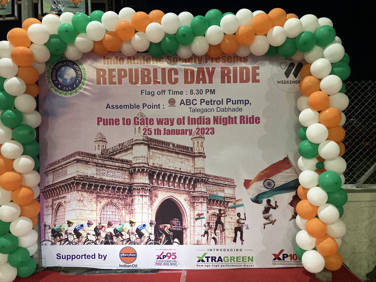 Timer has started 
#RepublicDayRide #GatewayOfIndia