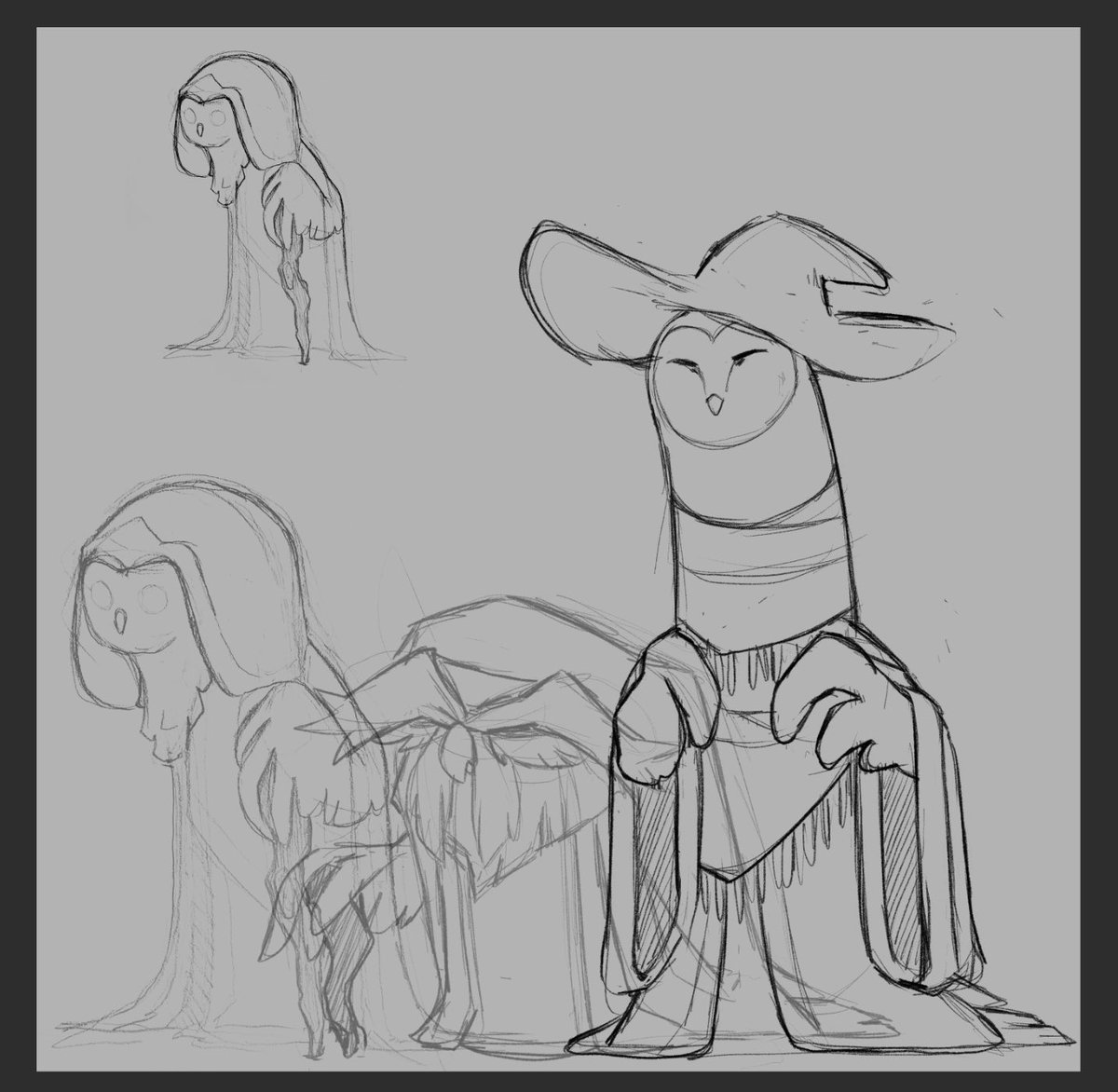 actuallylichpit's tweet photo. I’m assigned to designing and animating a stop-motion puppet for the Vermont Animation Festival intro. The theme is “magical forest creatures” and I want to make some sort of warlock/wizard owl. It’ll be made out of plasticine, wire, and whatever else I want to use. Any tips? https://t.co/goS8xnfEIY