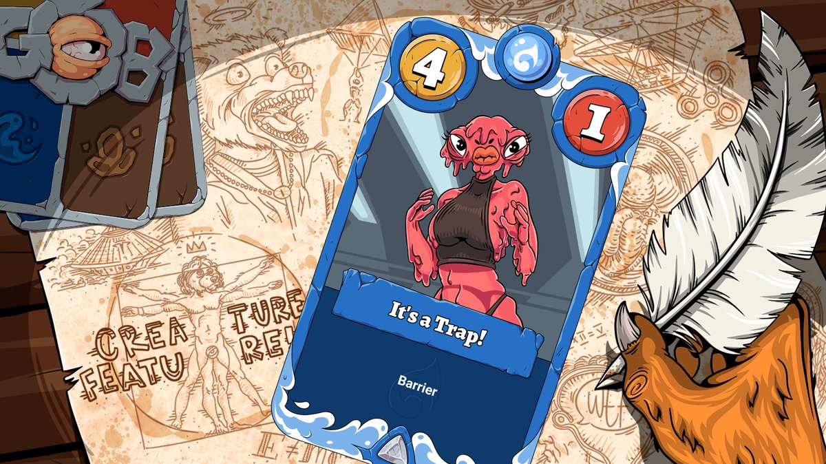 LFGoons's tweet photo. 🔎👀GOB Creature Feature👀🔍

IT'S A TRAP! (Card G028) enters the Battlefield! ⚔️

See thread for Otomakan's analysis 🧵⤵️ https://t.co/1vxPb42cga