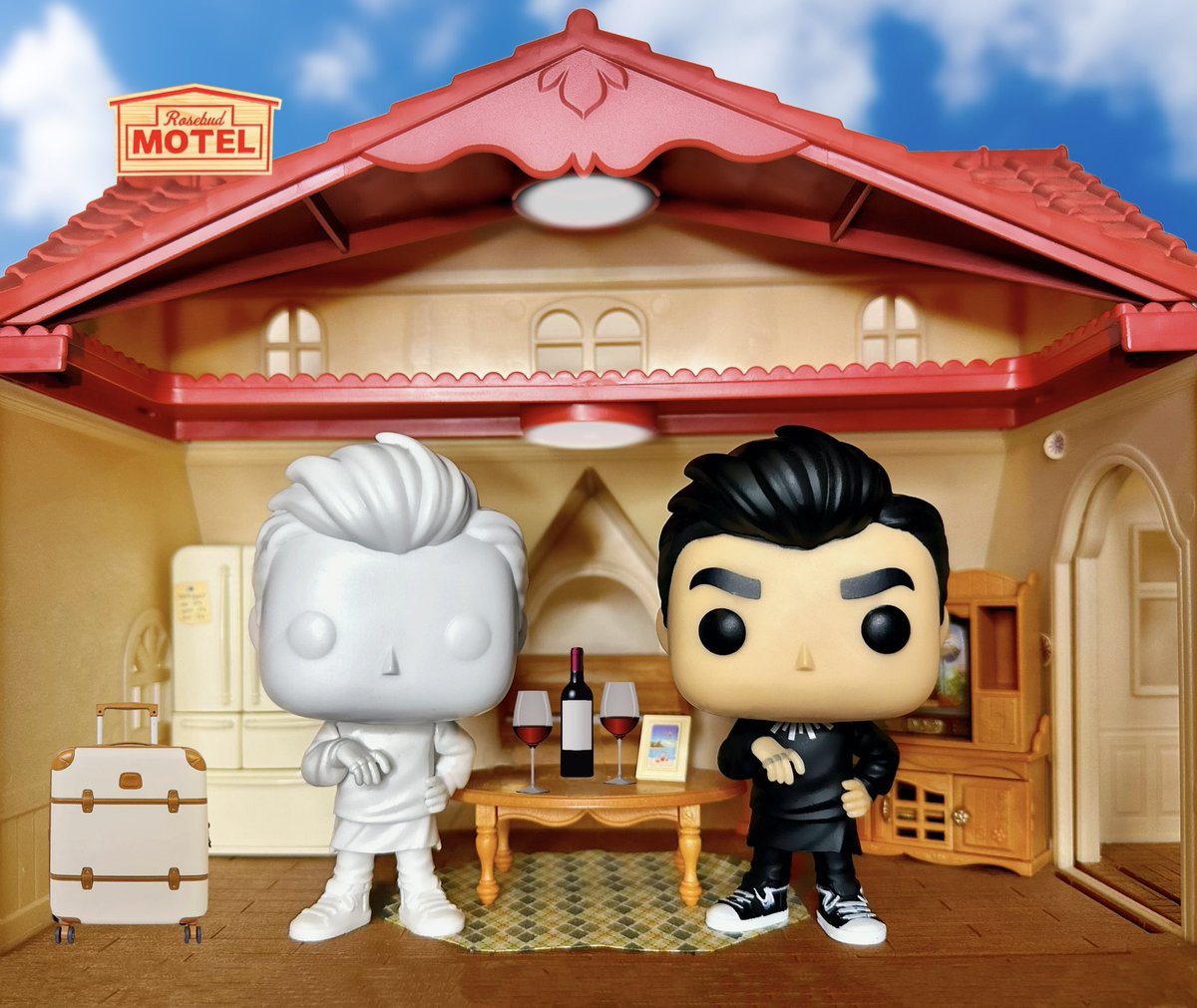PopTartDU's tweet photo. π€ Opposite Day π€
David Rose and prototype David Rose move into the Rosebud Motel in Schittβs Creek.
π @funko
π January 25: #OppositeDay
πΈ #FunkoPhotoADayChallenge
π #MyFunkoStory
π€ #FOTW #FunaticOfTheWeek
#funkoproto #funkoprototype https://t.co/5d0epM6VSU