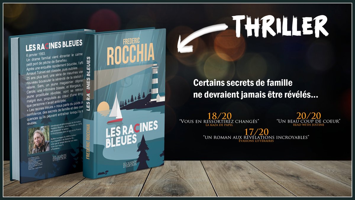 FredericRocchia's tweet photo. « Les racines bleues » se refait une beauté !
https://t.co/YNzeSMHIYj
#auteur #thriller #roman https://t.co/X2ARr0pleI