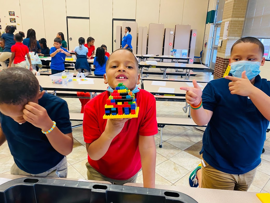 Our scholars enjoy tactile learning!