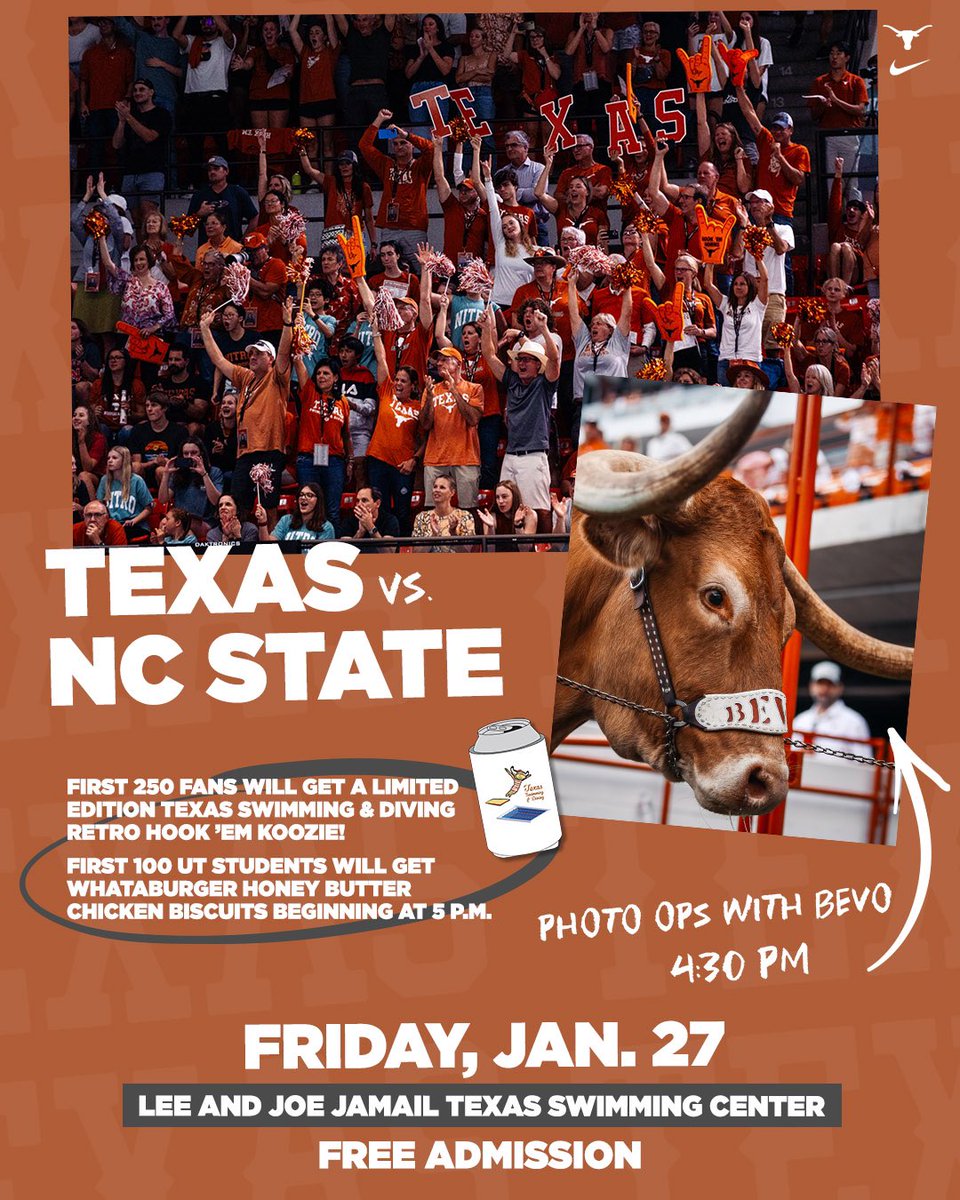 TexasMSD's tweet image. Start your weekend with us and a Top-5️⃣ matchup on Senior Day! 🤘 

Let’s pack the TSC! #HookEm