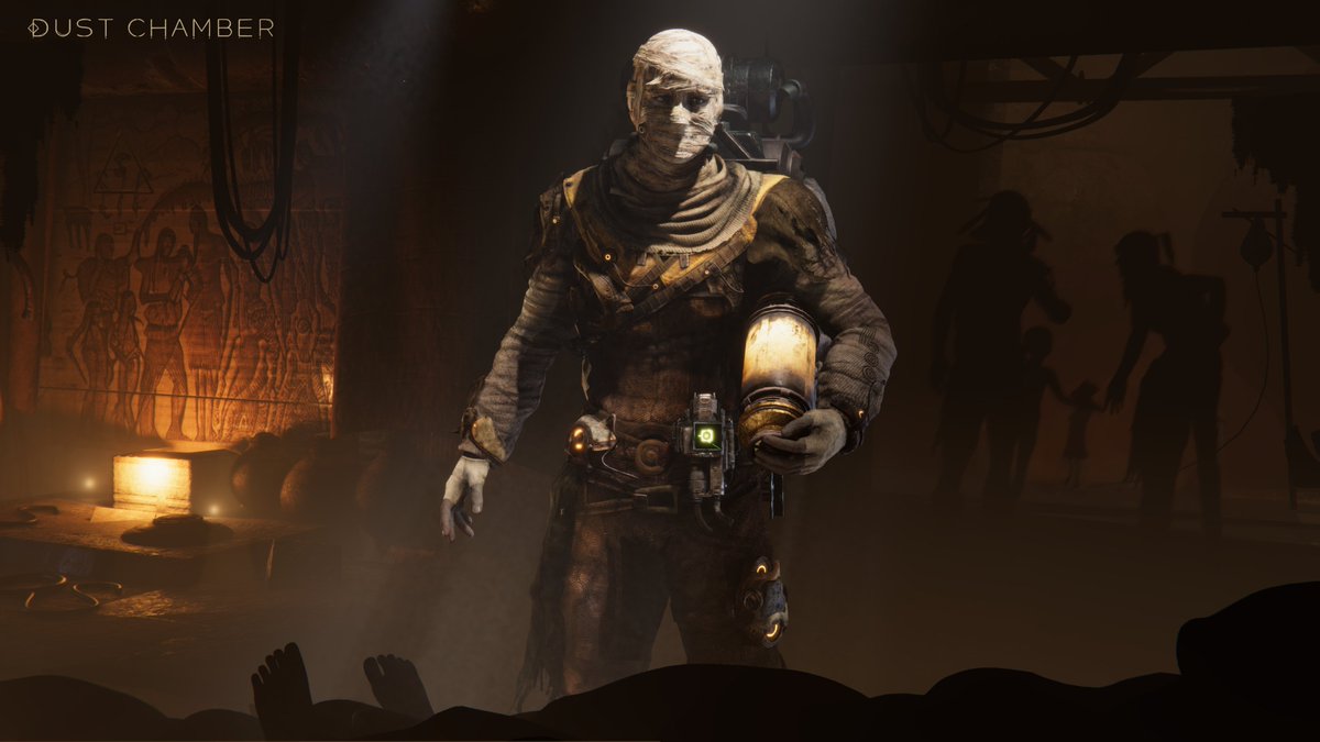 DustChamberGame's tweet photo. @Ajo1322 Just finished the protagonist. An immortal, swearing ever smoking mummy addicted to substances. https://t.co/1fWeQPrnFx