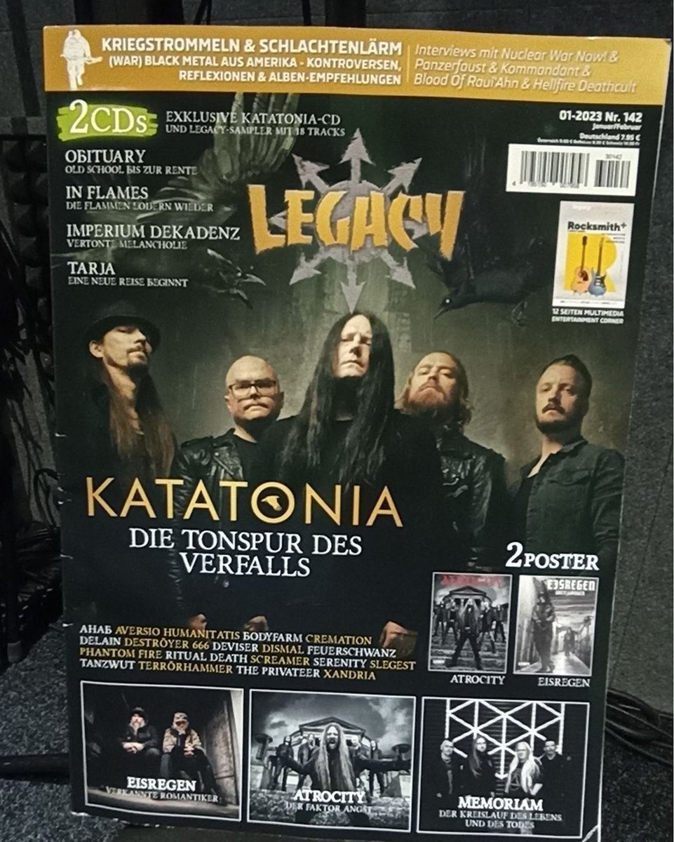 unrincones's tweet photo. Few words about Aversio Humanitatis “Longing for the Untold” Repress by @DebemurMorti on The latest number of German magazine Legacy, featuring my artwork.
#blackmetal #aversiohumanitatis https://t.co/DCBFyKTlHO