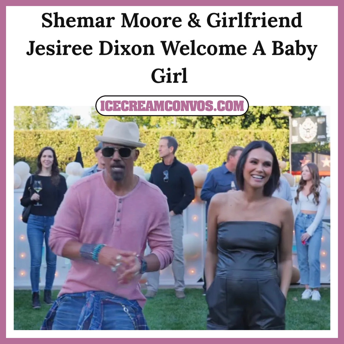 IceCreamConvos's tweet photo. Shemar Moore is officially a father. The 'S.W.A.T." star welcomed his first child, a baby girl, with his girlfriend Jesiree Dizon. 👶🏽🎉🖤🍦

Get the scoop 👉🏾 https://t.co/F3lRV9tcMR

#ShemarMoore #JesireeDizon #ItAGirl #Congrats https://t.co/IB00asPhL6