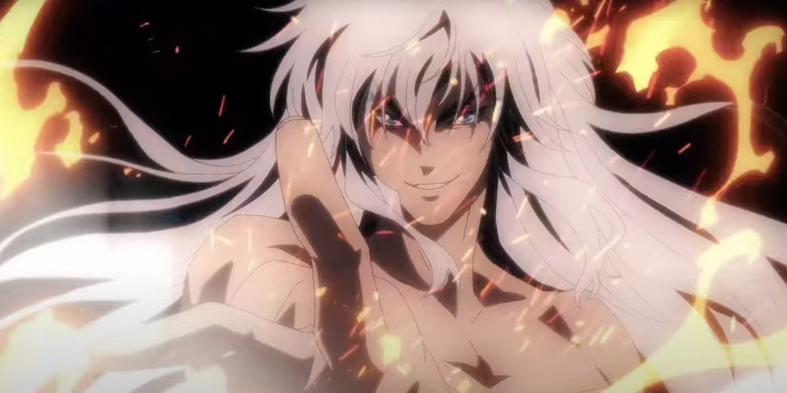 WHCDaily's tweet photo. The white hair character of the day is Dark Schneider from Bastard!! https://t.co/hFDMIVPOsU