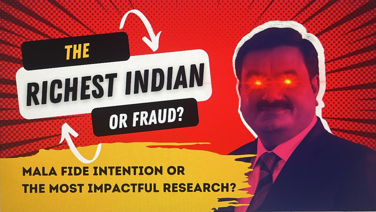 jeetalex's tweet photo. अडाणी घोटाला? Hindenburg Research accuses Adani Group of Fraud @sant_sing @Lokesh_sethia17 @RACHIT5511 @ArrushAdityadev #AdaniGroup #AdaniFPO #adani #hindenburg
https://t.co/U76z4ioj4q https://t.co/0a1R8q7b2F