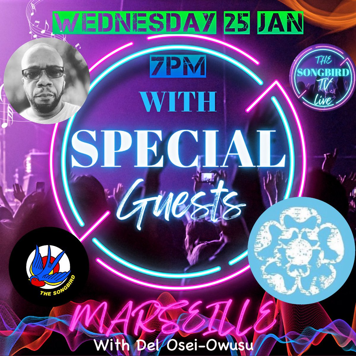 THE SONGBIRD TV LIVE 💙⚡️💜
Catch our Del live in conversation with <a href="/marseilleband/">Marseille</a> tonight from 7pm on our Insta live as they chat about their brand new single release ‘Only Just Begun’ and give us details of their upcoming tour 💙⚡️💜

#marseille #thesongbirdtv #thesongbirdlive